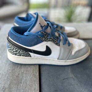 Jordan 1 Low “TRUE BLUE” Sz 6.5 EUC